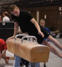 2023-12-09 Training Men 9 December Pommel horse at CGC Bettembourg 2023 (Martin Rulsch) 042