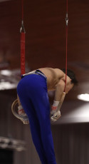 2023-12-10 Warm-up Men Poussines, Benjamines and Minimes Still rings at CGC Bettembourg 2023 (Martin Rulsch) 037