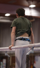 2023-12-10 Warm-up Men Poussines, Benjamines and Minimes Parallel bars at CGC Bettembourg 2023 (Martin Rulsch) 145