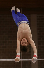 2023-12-10 Warm-up Men Poussines, Benjamines and Minimes Horizontal bar at CGC Bettembourg 2023 (Martin Rulsch) 070