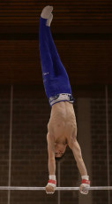 2023-12-10 Warm-up Men Poussines, Benjamines and Minimes Horizontal bar at CGC Bettembourg 2023 (Martin Rulsch) 069
