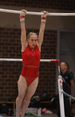 2023-12-09 Warm-up Women Poussines and Open Uneven bars at CGC Bettembourg 2023 (Martin Rulsch) 091