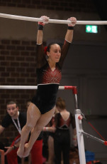 2023-12-09 Warm-up Women Poussines and Open Uneven bars at CGC Bettembourg 2023 (Martin Rulsch) 003