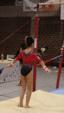 2023-12-09 Warm-up Women Benjamines and Jeunes Espoirs Balance beam Uneven bars at CGC Bettembourg 2023 (Martin Rulsch) 077