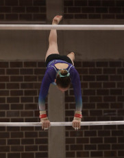 2023-12-09 Warm-up Women Benjamines and Jeunes Espoirs Balance beam Uneven bars at CGC Bettembourg 2023 (Martin Rulsch) 064