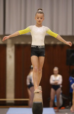 2023-12-09 Warm-up Women Benjamines and Jeunes Espoirs Balance beam Balance beam at CGC Bettembourg 2023 (Martin Rulsch) 233