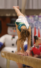 2023-12-09 Warm-up Women Benjamines and Jeunes Espoirs Balance beam Balance beam at CGC Bettembourg 2023 (Martin Rulsch) 181