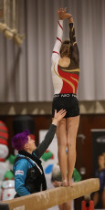 2023-12-09 Warm-up Women Benjamines and Jeunes Espoirs Balance beam Balance beam at CGC Bettembourg 2023 (Martin Rulsch) 169