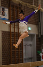 2023-12-09 Warm-up Women Benjamines and Jeunes Espoirs Balance beam Balance beam at CGC Bettembourg 2023 (Martin Rulsch) 007