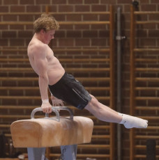2023-12-09 Training Men 9 December Pommel horse at CGC Bettembourg 2023 (Martin Rulsch) 149