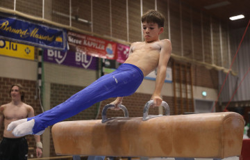 2023-12-09 Training Men 9 December Pommel horse at CGC Bettembourg 2023 (Martin Rulsch) 083