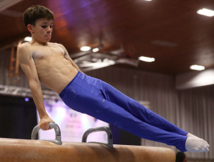 2023-12-09 Training Men 9 December Pommel horse at CGC Bettembourg 2023 (Martin Rulsch) 030