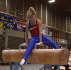 2023-12-10 Warm-up Men Poussines, Benjamines and Minimes Pommel horse at CGC Bettembourg 2023 (Martin Rulsch) 014