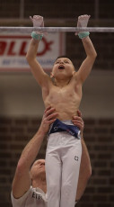 2023-12-10 Warm-up Men Poussines, Benjamines and Minimes Horizontal bar at CGC Bettembourg 2023 (Martin Rulsch) 146