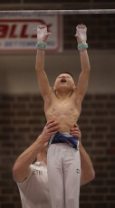 2023-12-10 Warm-up Men Poussines, Benjamines and Minimes Horizontal bar at CGC Bettembourg 2023 (Martin Rulsch) 145