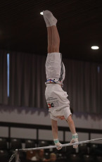2023-12-10 Warm-up Men Poussines, Benjamines and Minimes Horizontal bar at CGC Bettembourg 2023 (Martin Rulsch) 041