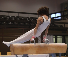 2023-12-09 Training Men 9 December Pommel horse at CGC Bettembourg 2023 (Martin Rulsch) 118