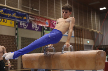 2023-12-09 Training Men 9 December Pommel horse at CGC Bettembourg 2023 (Martin Rulsch) 081