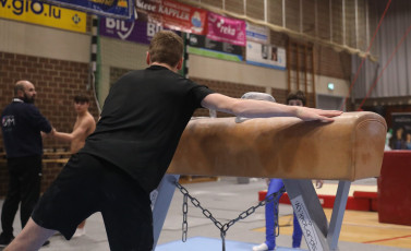 2023-12-09 Training Men 9 December Pommel horse at CGC Bettembourg 2023 (Martin Rulsch) 061