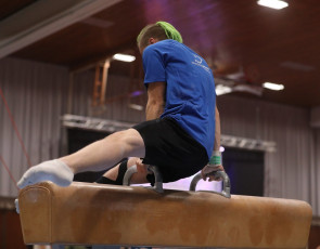 2023-12-09 Training Men 9 December Pommel horse at CGC Bettembourg 2023 (Martin Rulsch) 021