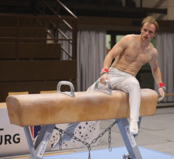 2023-12-09 Training Men 9 December Pommel horse at CGC Bettembourg 2023 (Martin Rulsch) 143