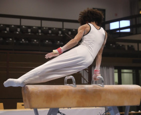 2023-12-09 Training Men 9 December Pommel horse at CGC Bettembourg 2023 (Martin Rulsch) 116
