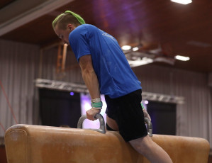2023-12-09 Training Men 9 December Pommel horse at CGC Bettembourg 2023 (Martin Rulsch) 022