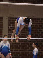 2023-12-09 Warm-up Women Poussines and Open Uneven bars at CGC Bettembourg 2023 (Martin Rulsch) 186