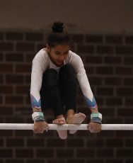 2023-12-09 Warm-up Women Benjamines and Jeunes Espoirs Balance beam Uneven bars at CGC Bettembourg 2023 (Martin Rulsch) 102