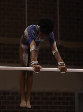 2023-12-09 Warm-up Women Benjamines and Jeunes Espoirs Balance beam Uneven bars at CGC Bettembourg 2023 (Martin Rulsch) 027