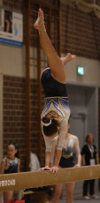 2023-12-09 Warm-up Women Benjamines and Jeunes Espoirs Balance beam Balance beam at CGC Bettembourg 2023 (Martin Rulsch) 058