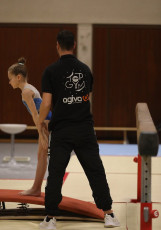 2023-12-09 Warm-up Women Benjamines and Jeunes Espoirs Balance beam Balance beam at CGC Bettembourg 2023 (Martin Rulsch) 027
