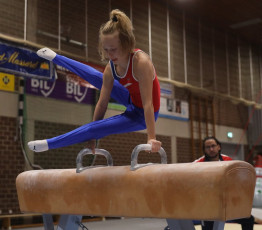 2023-12-10 Warm-up Men Poussines, Benjamines and Minimes Pommel horse at CGC Bettembourg 2023 (Martin Rulsch) 012