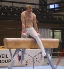 2023-12-09 Training Men 9 December Pommel horse at CGC Bettembourg 2023 (Martin Rulsch) 130