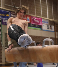 2023-12-09 Training Men 9 December Pommel horse at CGC Bettembourg 2023 (Martin Rulsch) 086