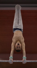 2023-12-10 Warm-up Men Poussines, Benjamines and Minimes Horizontal bar at CGC Bettembourg 2023 (Martin Rulsch) 109