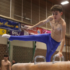 2023-12-09 Training Men 9 December Pommel horse at CGC Bettembourg 2023 (Martin Rulsch) 072