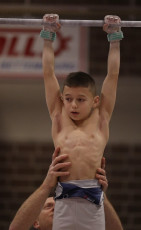 2023-12-10 Warm-up Men Poussines, Benjamines and Minimes Horizontal bar at CGC Bettembourg 2023 (Martin Rulsch) 148