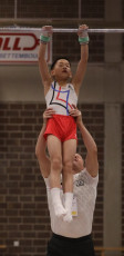 2023-12-10 Warm-up Men Poussines, Benjamines and Minimes Horizontal bar at CGC Bettembourg 2023 (Martin Rulsch) 021