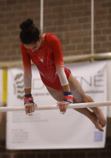 2023-12-09 Warm-up Women Poussines and Open Uneven bars at CGC Bettembourg 2023 (Martin Rulsch) 130