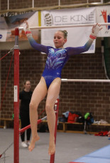 2023-12-09 Warm-up Women Poussines and Open Uneven bars at CGC Bettembourg 2023 (Martin Rulsch) 070