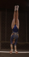2023-12-09 Warm-up Women Benjamines and Jeunes Espoirs Balance beam Uneven bars at CGC Bettembourg 2023 (Martin Rulsch) 072