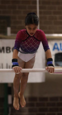 2023-12-09 Warm-up Women Benjamines and Jeunes Espoirs Balance beam Uneven bars at CGC Bettembourg 2023 (Martin Rulsch) 003