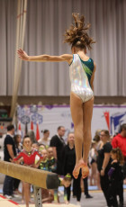 2023-12-09 Warm-up Women Benjamines and Jeunes Espoirs Balance beam Balance beam at CGC Bettembourg 2023 (Martin Rulsch) 182