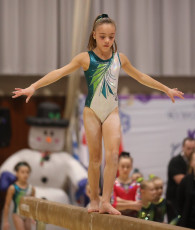 2023-12-09 Warm-up Women Benjamines and Jeunes Espoirs Balance beam Balance beam at CGC Bettembourg 2023 (Martin Rulsch) 176