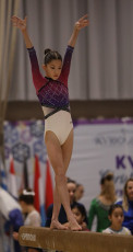 2023-12-09 Warm-up Women Benjamines and Jeunes Espoirs Balance beam Balance beam at CGC Bettembourg 2023 (Martin Rulsch) 077