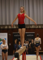 2023-12-09 Warm-up Women Benjamines and Jeunes Espoirs Balance beam Balance beam at CGC Bettembourg 2023 (Martin Rulsch) 074