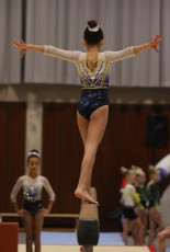 2023-12-09 Warm-up Women Benjamines and Jeunes Espoirs Balance beam Balance beam at CGC Bettembourg 2023 (Martin Rulsch) 043