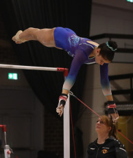 2023-12-09 Warm-up Women Poussines and Open Uneven bars at CGC Bettembourg 2023 (Martin Rulsch) 077