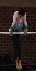 2023-12-09 Warm-up Women Benjamines and Jeunes Espoirs Balance beam Uneven bars at CGC Bettembourg 2023 (Martin Rulsch) 100